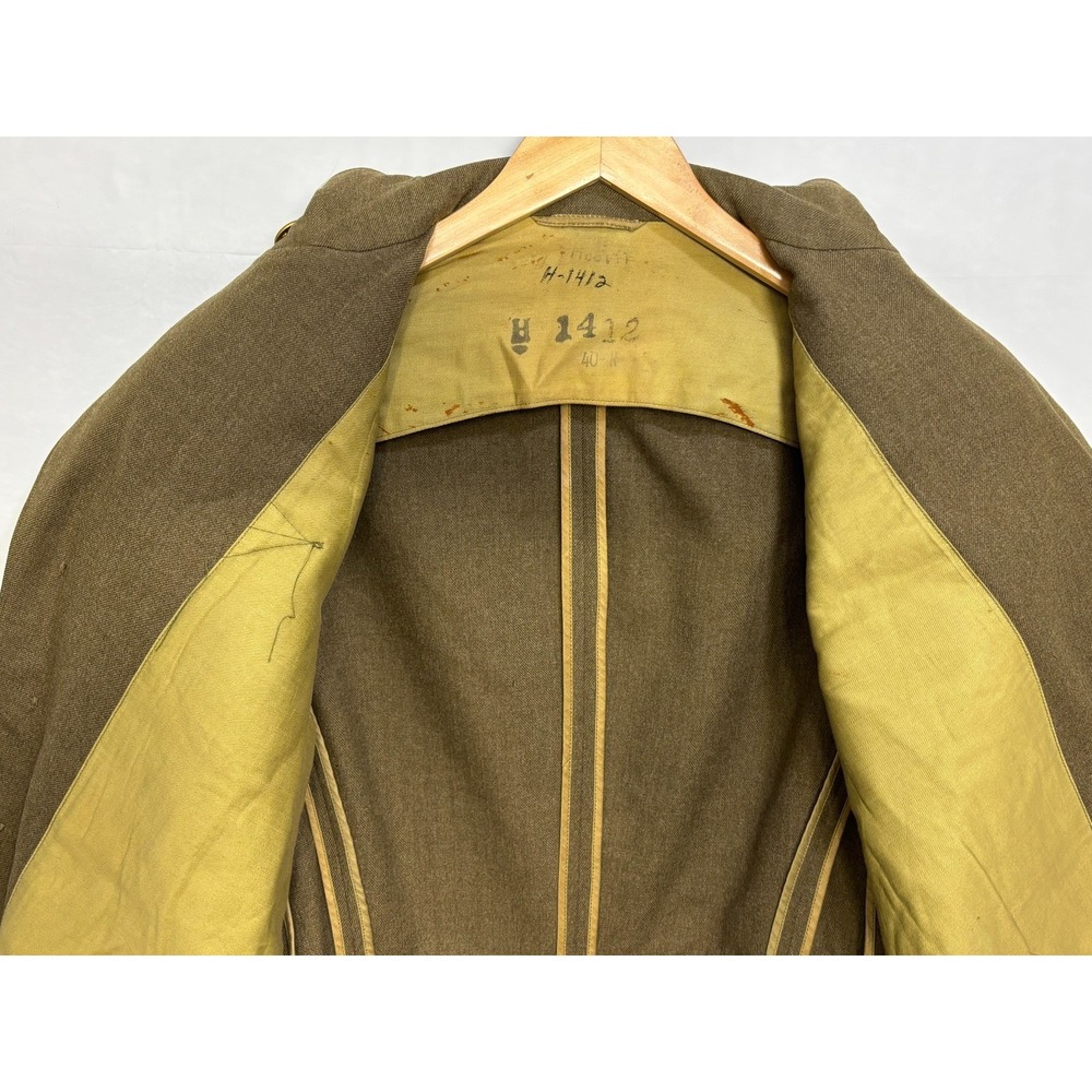 US‎ Army Air Force Uniform Jackets Brown 1940s Patches Original 40R Vintage - Picture 4 of 16
